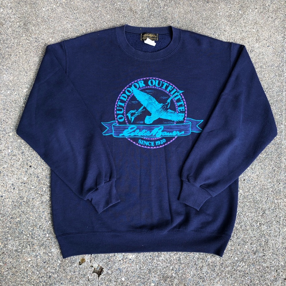 90s Vintage Eddie Bauer Graphic Crewneck